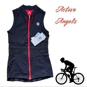 NWT Active Angelz UV UPF 50+ small full zip top